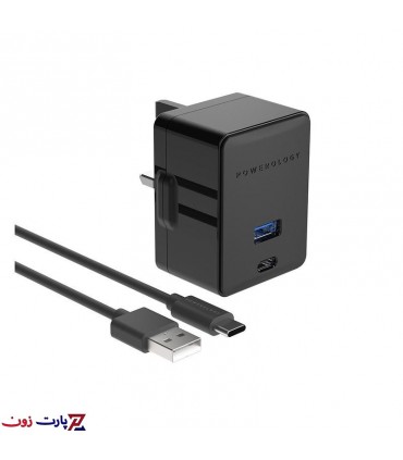 Powerology Ultra-Quick 20W PD & QC Charger Dual